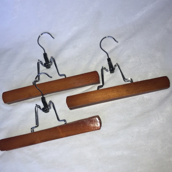 Other - Free Wood hangers for pants and skirts